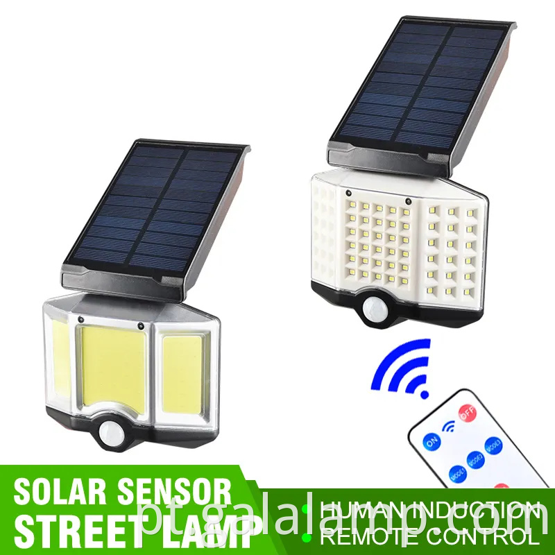 Lâmpada de parede de indução com corpo ABS para iluminação solar